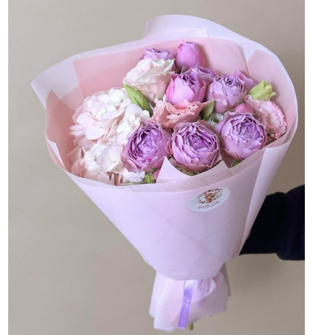 Авторский букет «Сеньорита» | ароматная Гортензия